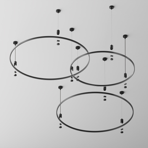 Шинопровод накладной/подвесной Technical TRX154-R-D650-B фото 4