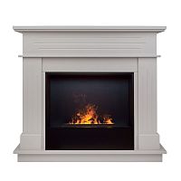Электрокамин RealFlame Regent 26 BG айс кашемир с очагом 3D Cassette 630 Black Panel