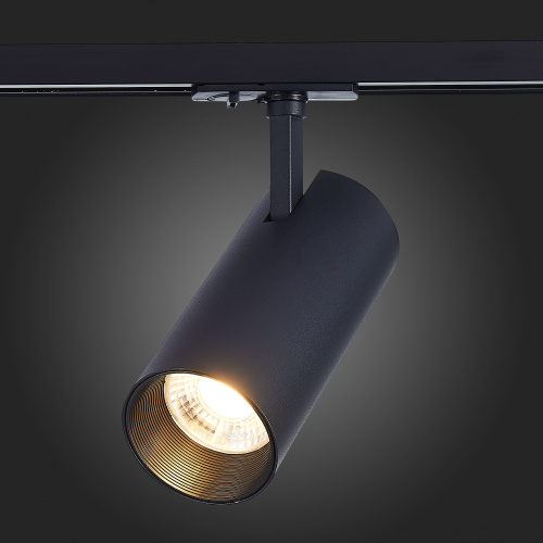 ST350.436.30.24 Св-к трек. Черный LED 1*30W 3000K 2 700Lm Ra?80 24° IP20 L177xW77xH204 100-240V BASE фото 3