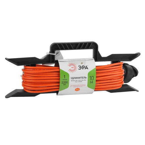 Удлинитель силовой ЭРА UFx-1-2x1.0-10m-IP44 Б0043039 Удлинитель силовой ЭРА UFx-1-2x1.0-10m-IP44 Б0043039