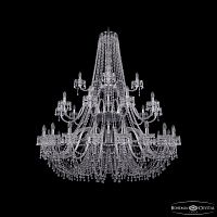 Люстра хрустальная 1410/20+10+5/530/3d Ni V0300 Bohemia Ivele Crystal (Богемия Ивеле Кристалл)