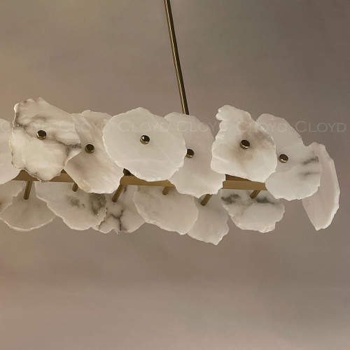 Люстра Cloyd KNOSS-A C1 / шир. 120 см - алебастр - латунь (арт.10755)