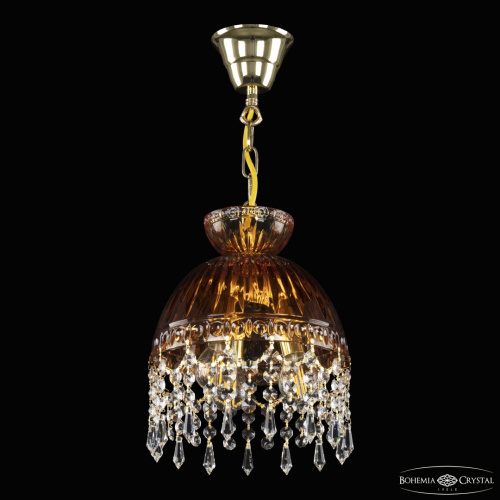 Подвесной светильник с хрустальными плафонами 5478/22 G Amber/M-1G Drops Bohemia Ivele Crystal (Богемия Ивеле Кристалл)