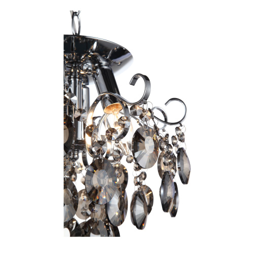 SL846.102.03 Люстра подвесная ST-Luce Темный хром/Тонированный черный E14 3*40W ORECCHINI фото 18