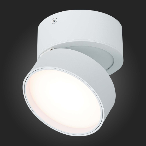 ST651.532.14 Светильник потолочный поворотный Белый LED 1*14W 3000K 1 100Lm Ra>90 120° IP20 D105xH88 Накладные светильники фото 5
