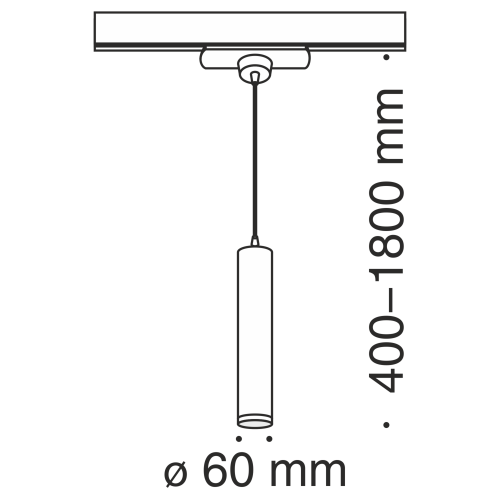 Трековый светильник Technical TR008-1-GU10-W фото 2