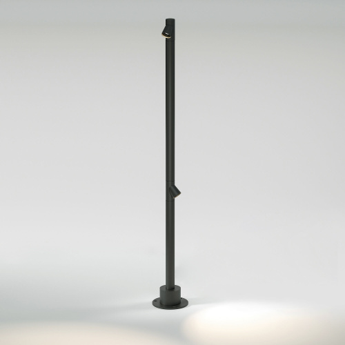 Светильник садово-парковый светодиодный поворотный Rone черный 35175/F черный