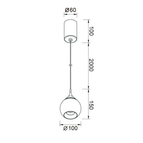 Подвесной светодиодный светильник Mantra Drop 8891 фото 4