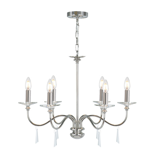 Люстра Elstead Interior, Арт. FP6-POL-NICKEL