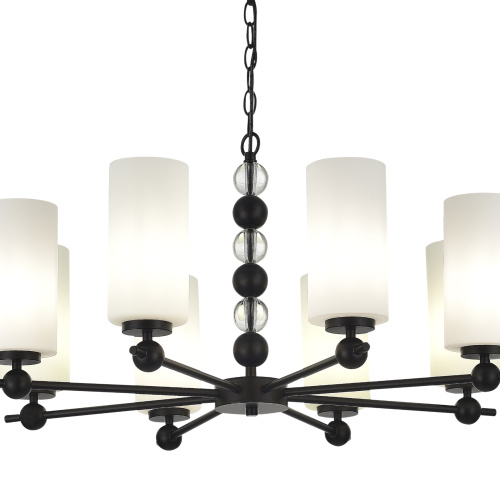 SL2003.403.08 Светильник подвесной ST-Luce черный/белый E27 8*40W AURORA фото 3