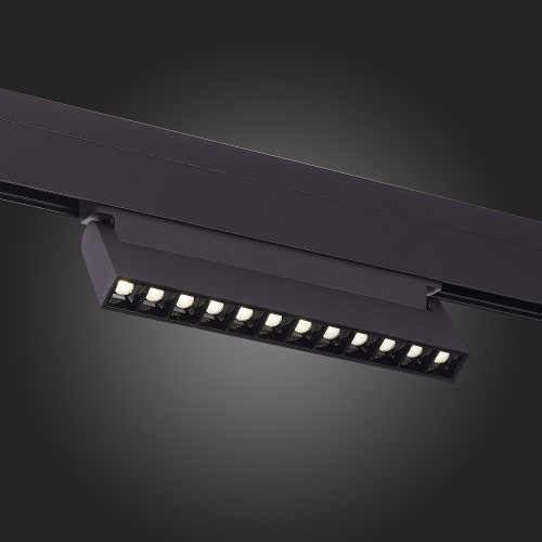 ST364.446.12 Магнитный трековый светильник Черный LED 1*12W 4000K 1 009Lm Ra>90 36° IP20 L219xW22xH1 SKYLINE 48 фото 3