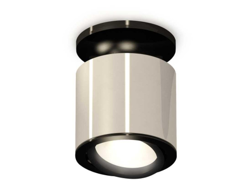 Комплект накладного светильника Ambrella light Techno Spot XS7405020 PSL/PBK серебро полированное/черный полированный (N7926, C7405, N7002)