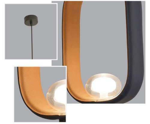 Подвесной светильник 9990P blue/brown фото 2