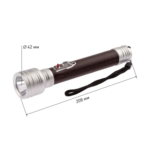 Ручной светодиодный фонарь ЭРА Авиатор от батареек 208х42 280 лм MB-903 Б0046380 фото 4