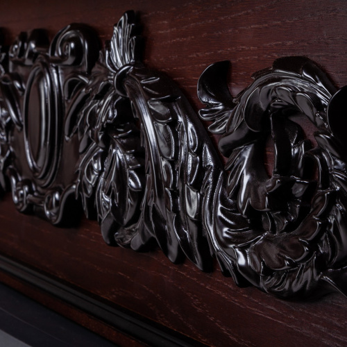 Каминокомплект SALFORD/ОЛИВА Античный дуб с очагом Электроочаг EPSILON/ЭПСИЛОН 33 фото 6