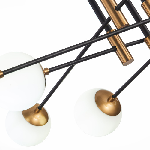 SL1203.402.08 Люстра потолочная ST-Luce Бронза,Черный/Белый E27 8*40W LIMANO фото 10