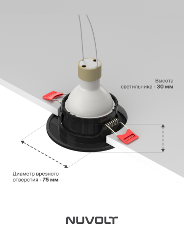 Встраиваемый светильник NUVOLT LDL-039B фото 17