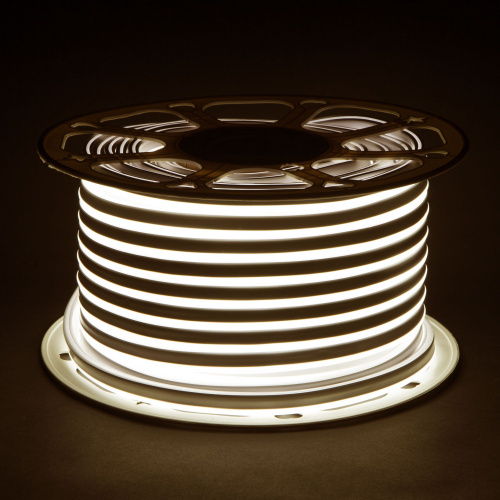Светодиодный гибкий неон 220 В 9.6 Вт/м 120 Led/м 2835 IP67, односторонний дневной белый 4200 K, 50 м Гибкий неон 220V 9,6W 120Led 2835 IP67 односторонний дневной белый, 50 м фото 6