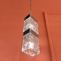 Подвесной светильник Cloyd CORUND-A P2 / выс. 30 см - хром (арт.10712)