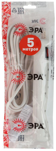 Удлинитель ЭРА 4гн 5м б/з U-4s-5m-2x1 Б0044054 фото 2