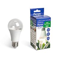 Лампа светодиодная для растений А60 Feron LB-7062 E27 12W 175-265V полный спектр