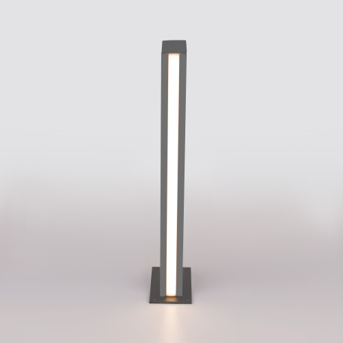 Ландшафтный светодиодный светильник Flat IP54 1538 TECHNO LED серый фото 4