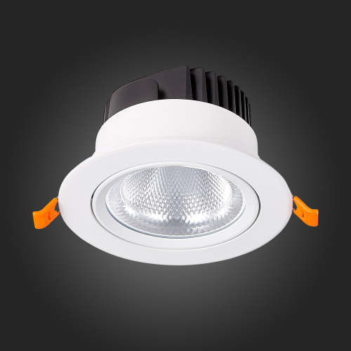 ST211.548.15.36 Св-к встр. Белый LED 1*15W 4000K 1 125Lm Ra80 36° IP20 D109xH65 220-240V Встраиваемые светильники фото 6
