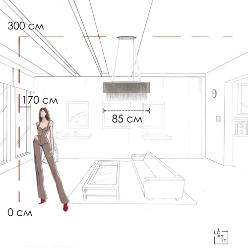 10406/850L Подвесная люстра LOFT IT Opera фото 12