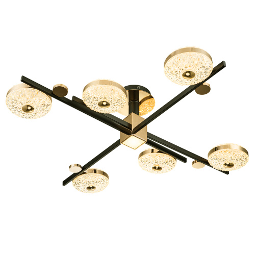 Потолочный светильник Escada 10219/6 LED*78W Black/Gold фото 4