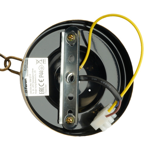 Светильник садово-парковый Feron 8105/PL8105 восьмигранный на цепочке 100W E27 230V, черное золото фото 8