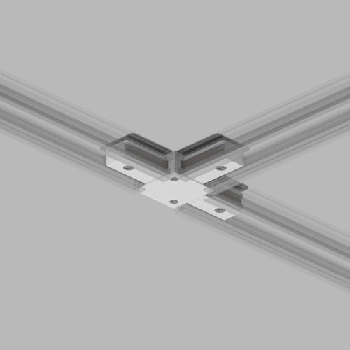 TR1103-WH Соединитель для шинопровода T-образный, белый фото 4