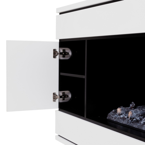 Каминокомплект VEGA/ВЕГА Белый матовый с очагом Электроочаг CASSETTE/КАССЕТА 1000 фото 5