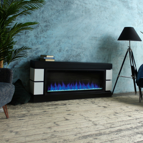 Электрокамин RealFlame Denver 50 BLM черный с очагом Saphir 50 фото 8