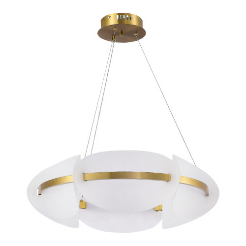 SL1304.203.45 Люстра подвесная ST-Luce Золотистый/Белый LED 1*45W 3000K ETOILE фото 4