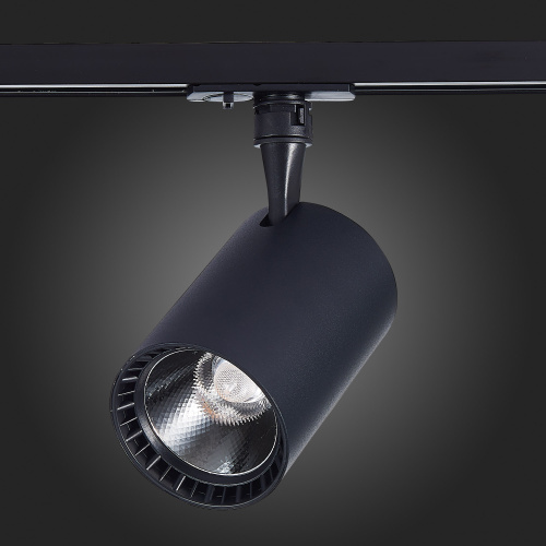 ST351.446.20.24 Св-к трек. Черный LED 1*20W 4000K 1 800Lm Ra?80 24° IP20 L118xW78xH174 100-240V BASE фото 2