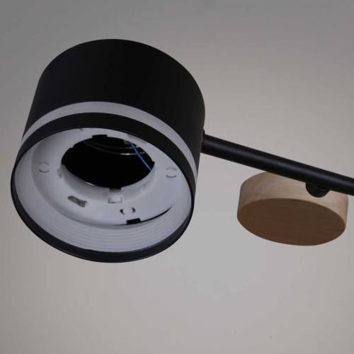 Люстра Reluce 68730-0.3-08 GX53 BK+WOOD фото 4