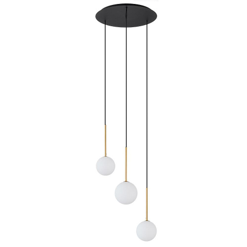 Подвесная люстра Nowodvorski Karo Black/Satine Gold 10304