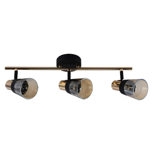 Настенно-потолочный свет Escada 684/3P E14*40W Black/Gold фото 2