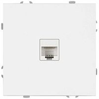 Розетка ЭРА Galaxy 15-3107-08 информационная RJ45 IP20 белый матовый Б0070750