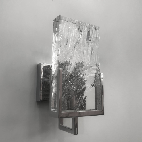 Бра Cloyd MINERAL W1 / выс. 30 см - хрусталь - хром (арт.20152)