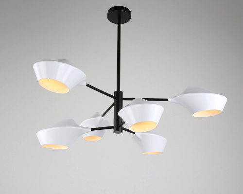 Подвесной светильник Lumina Deco Romina LDP 6037-6 WT+BK фото 2