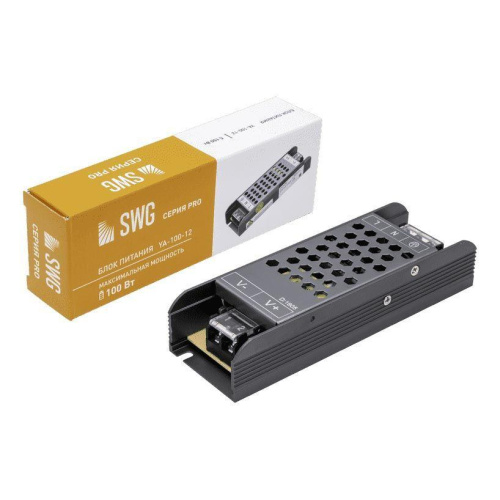 Блок питания SWG 12V 100W IP20 8,4A YA-100-12 002828 Блок питания SWG 12V 100W IP20 8,4A YA-100-12 002828