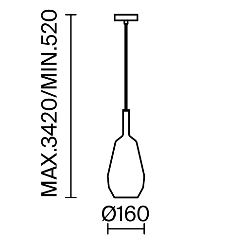 Подвесной светильник Maytoni MOD271PL-01B7 фото 5