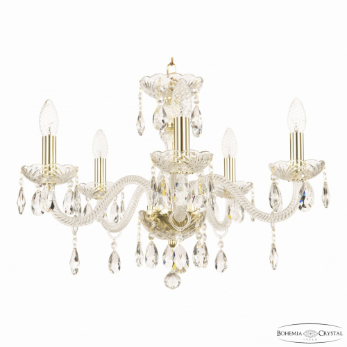 Люстра хрустальная 117/5/195 G Bohemia Ivele Crystal (Богемия Ивеле Кристалл)