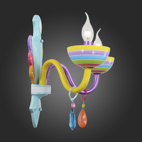 SL672.781.02 Бра ST-Luce Разноцветный/Разноцветный E14 2*40W ORNATO фото 2