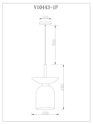 Светильник подвесной Moderli V11554-1P Lecce фото 6
