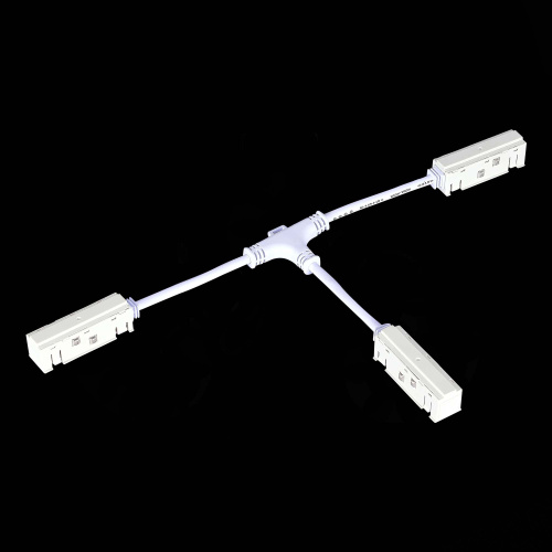 ST006.559.00 Коннектор питания T-образный для магнитного шинопровода ST-Luce Белый SKYLINE 48