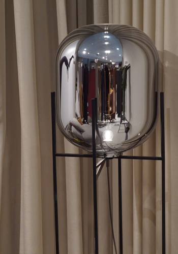 Торшер Oda black/smoky фото 3