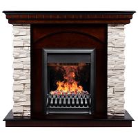 Электрокамин RealFlame Elford AO античный дуб с очагом 3D Oregan