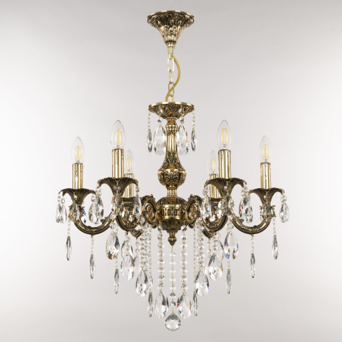 Люстра с хрустальными подвесками AL79101/6/175 B GB Bohemia Ivele Crystal (Богемия Ивеле Кристалл) фото 4